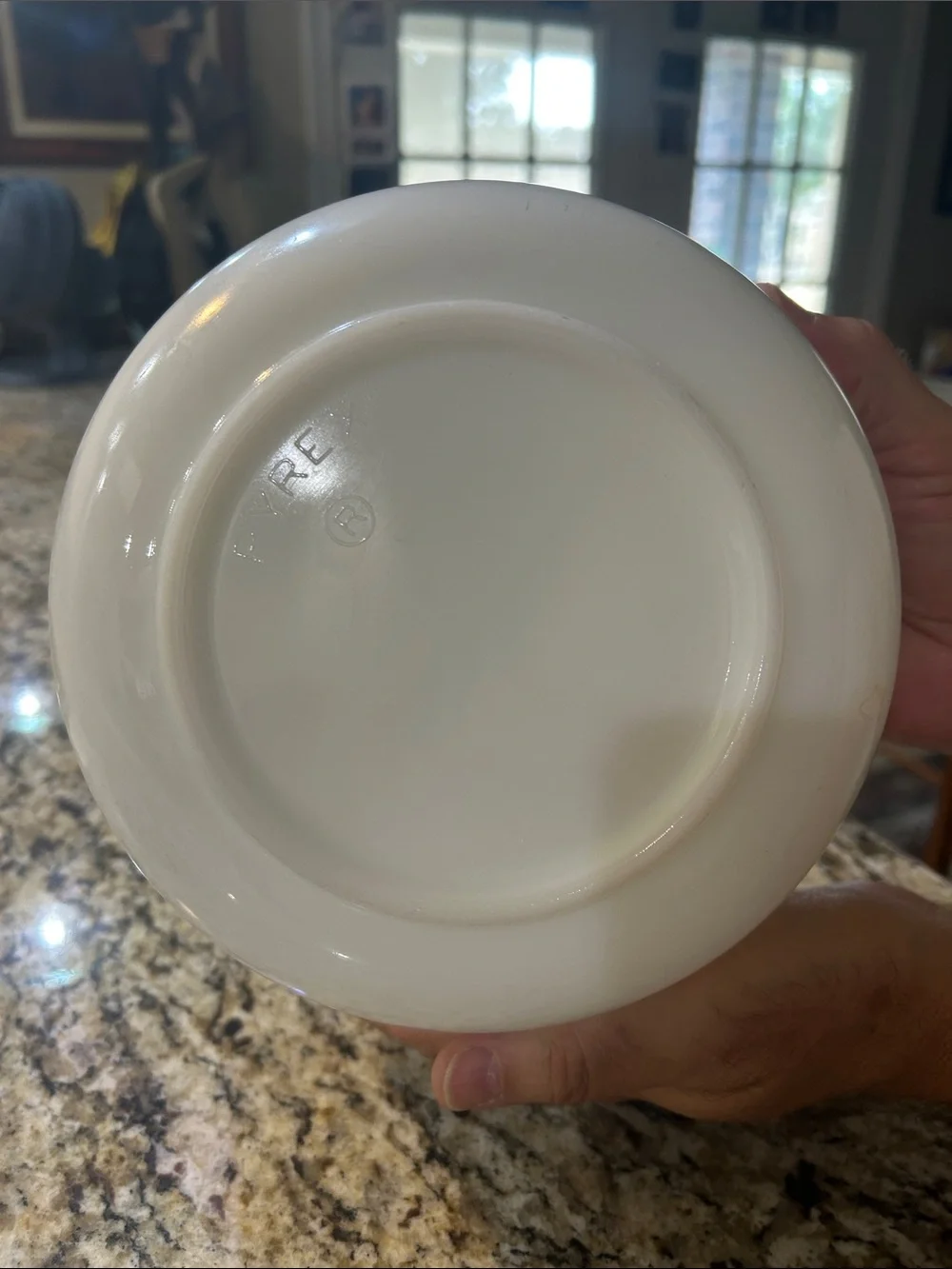 Vintage Large Pyrex White Milk Glass Mixing Bowl